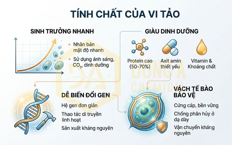 Vacxin uống từ vi tảo: xu hướng phòng bệnh mới và tiết kiệm